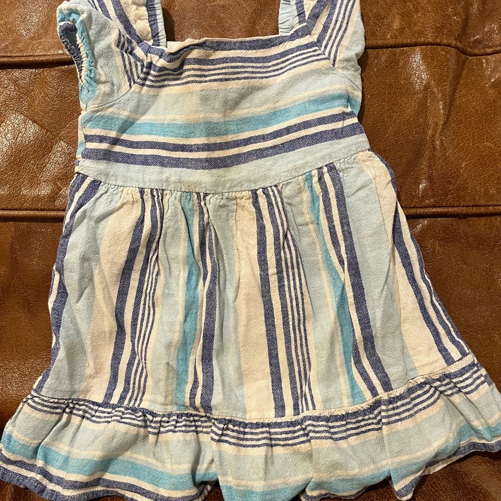 2T linen girls dress